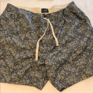 Jcrew floral dock shorts